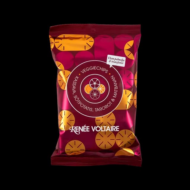 Renée Voltaire Veggiechips Kassava, Tarorot, Sötpotatis & Matbanan 115 g