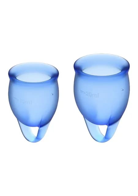 Satisfyer Feel Confident Menstrual Cup Dark Blue