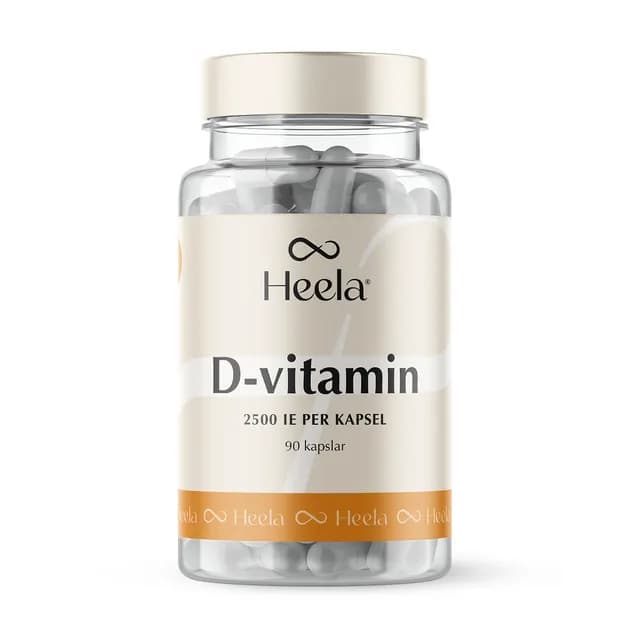 Heela D-vitamin 2500 IE 90 kapslar