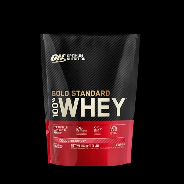 Optimum Nutrition 100% Whey Gold Standard Delicious Strawberry 450 g