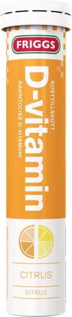 Friggs D-vitamin Citrus 20 brustabletter