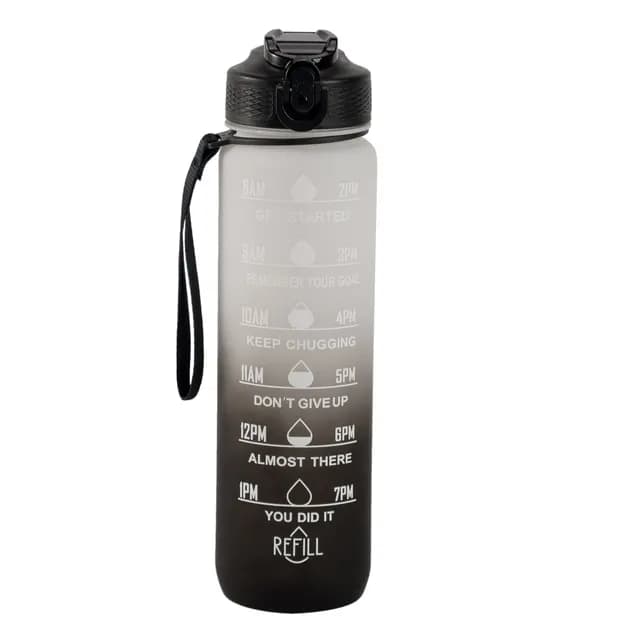 The Hollywood Motivational Bottle Black and White 1 liter