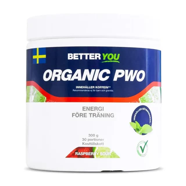 Better You Organic PWO 300g Raspberry Sour