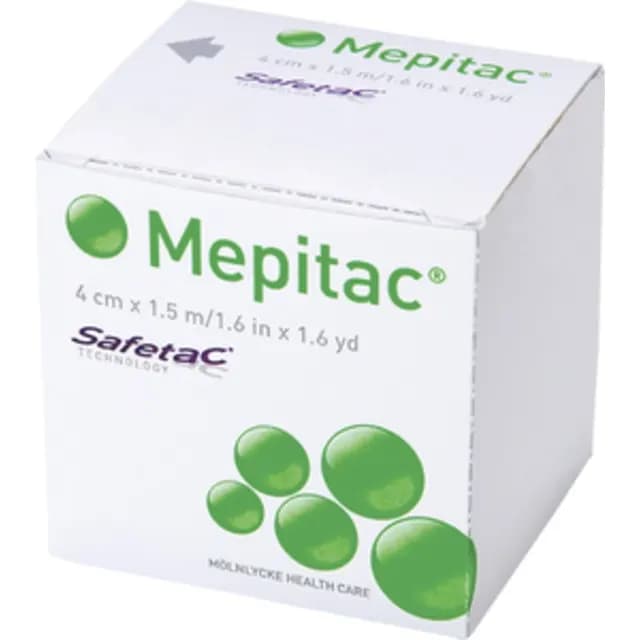 Mepitac Häfta Silikontejp 1,5 m x 4 cm 1 st