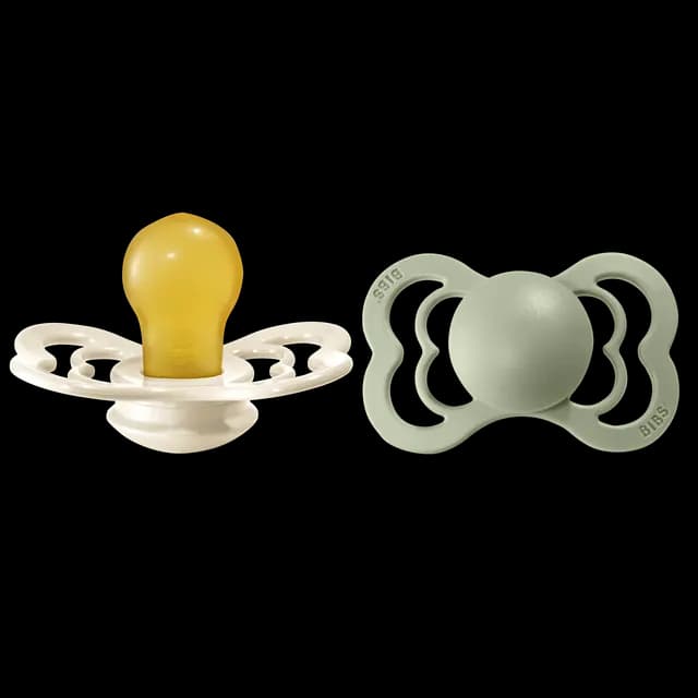 BIBS Supreme Latex Size 2 Ivory/Sage 2-pack