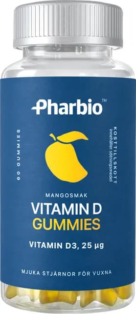 Pharbio D-vitamin 60 gummies