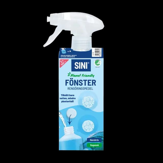 SINI Rengöringstablett Fönster Startpaket