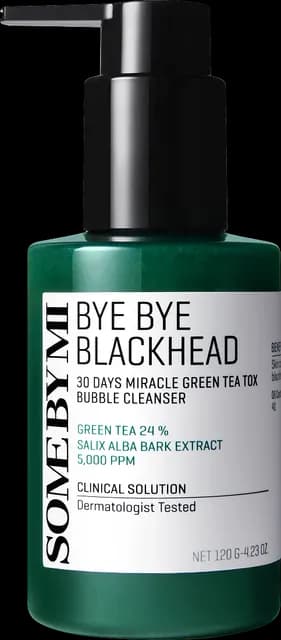 Some by Mi Bye Bye Blackhead 30 Days Miracle Green Tea Tox Bubble Cleanser 120 g