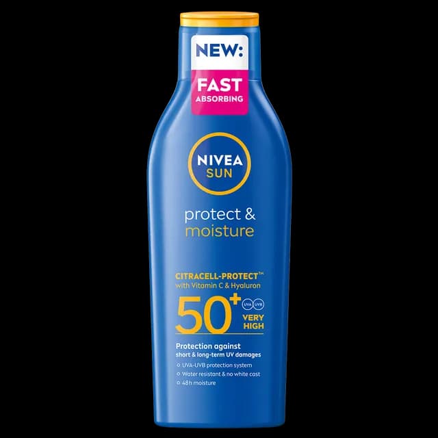 NIVEA SUN Solkräm Protect & Moisture Sun Lotion SPF50+ 200 ml