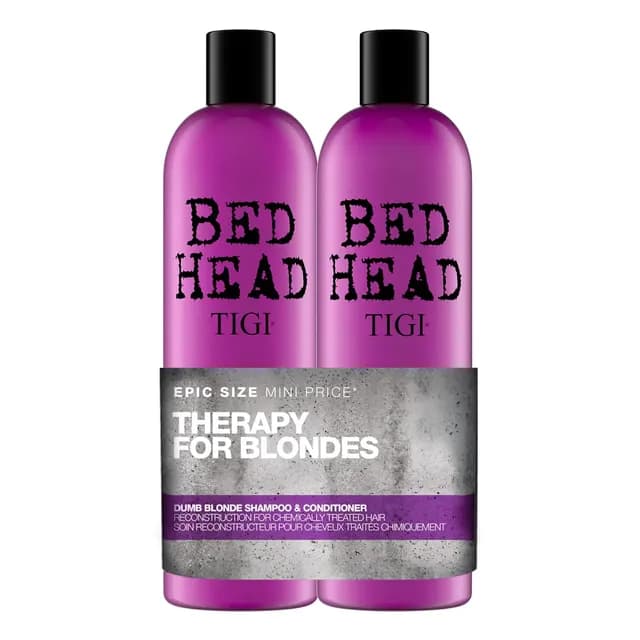 TIGI Dumb Blonde Tweens Shampoo + Conditioner 2 x 750 ml
