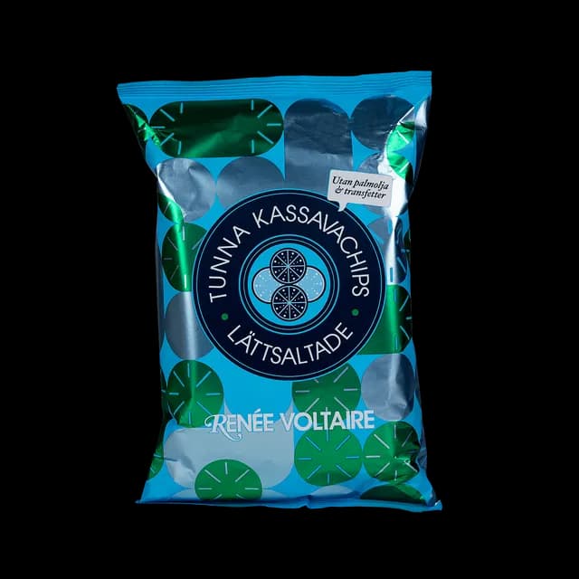 Renée Voltaire Tunna Kassavachips Lättsaltade 145 g