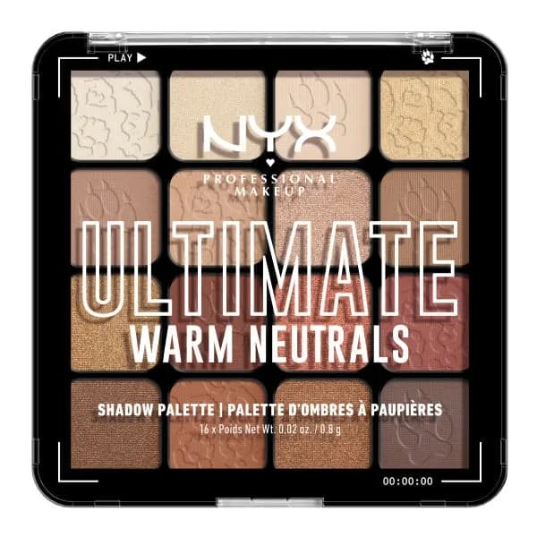NYX Professional Makeup Ultimate Color Palette 16-Pan Warm Neutrals 05W