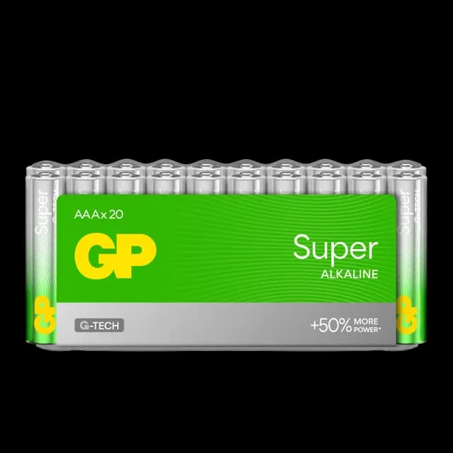 GP Batteries Super Alkaline AAA-batteri 24A / LR03 20-pack