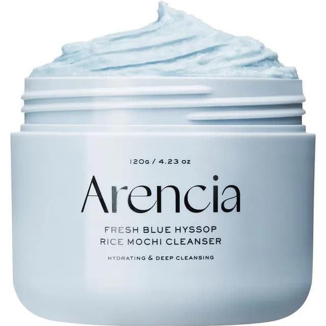 Arencia Blue Hyssop Rice Mochi Cleanser 120 g