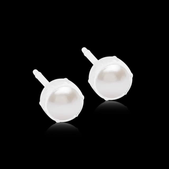Blomdahl MP Bezel Pearl 6 mm White