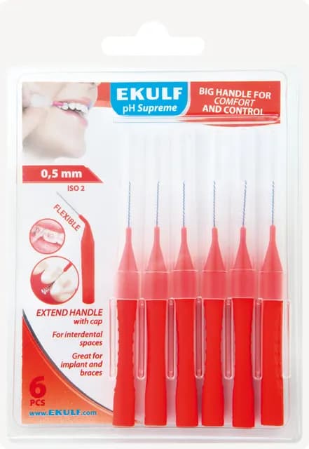 Ekulf pH Supreme Röd 0,5 mm 6 st