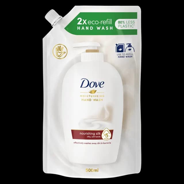 Dove Tvål Refill Silk 500 ml