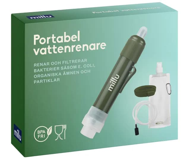 Millu Portabel Vattenrenare 1 st