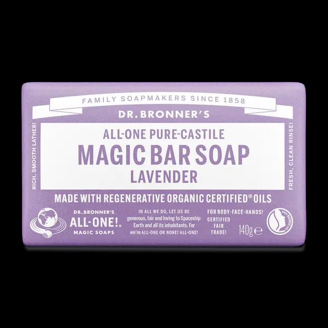 Dr. Bronner's Magic Bar Soap Lavender 140 g