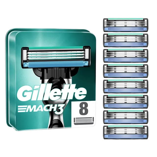 Gillette Mach3 Rakblad 8 st