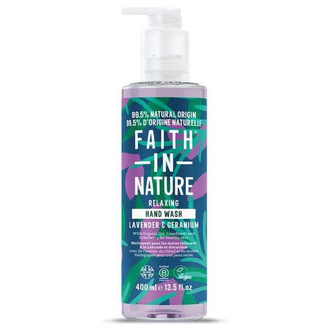 Faith in Nature Hand Wash Lavender & Geranium 400 ml