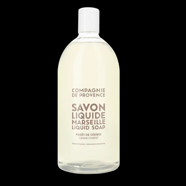 Compagnie De Provence Liquid Marseille Soap Refill Cedar Forest 1000 ml