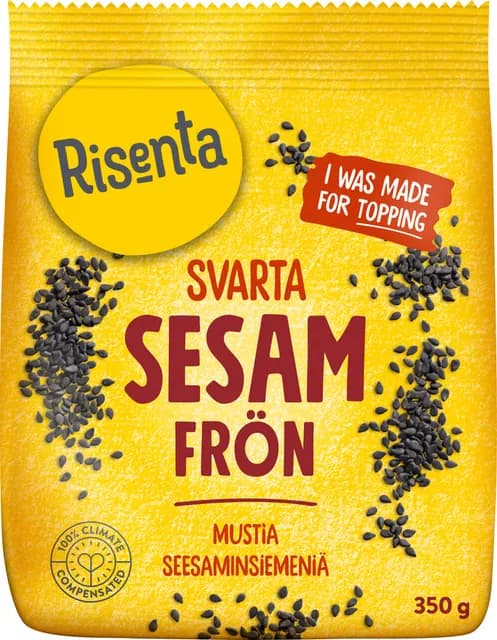 Risenta Svarta Sesamfrön 350 g