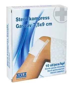 AKLA Steril Kompress Gasväv 10 st