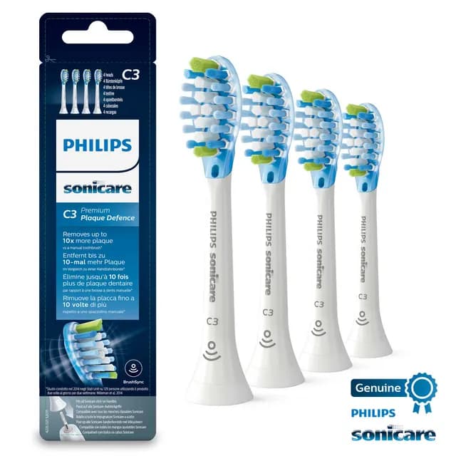 Philips Sonicare Premium Plaque Defence White Refill 4-pack