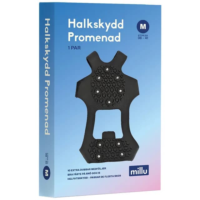 Millu Halkskydd Promenad M 1 par + 10 dubbar