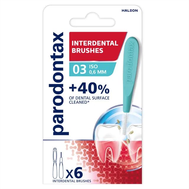 Parodontax Mellanrumsborste 0,6 mm 6 st