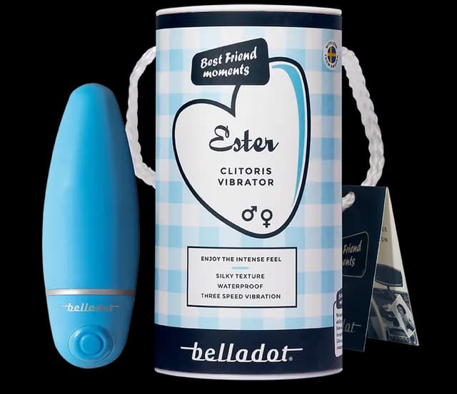 Belladot Ester Klitorisvibrator blå