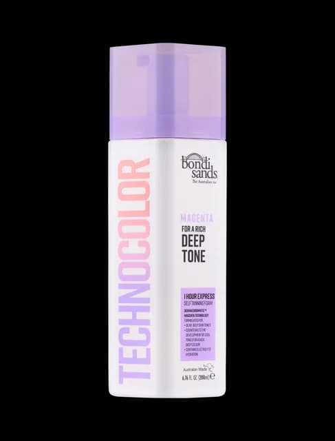 Bondi Sands Technocolor 1 Hour Express Self Tanning Foam Magenta Deep Toner 200 ml