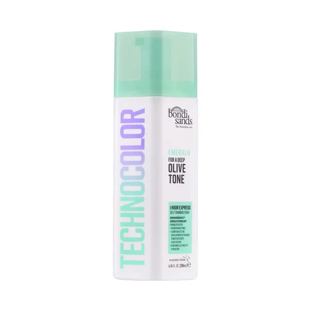 Bondi Sands Technocolor 1 Hour Express Self Tanning Foam Emerald Olive Toner 200 ml