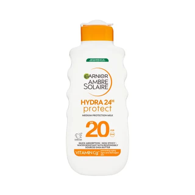 Garnier Ambre Solaire Hydra 24H Protect Sun Protecting Milk SPF20 For Normal Skin 175 ml