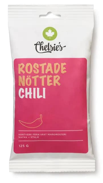 Chelsie's Rostade Nötter Chili 125 g