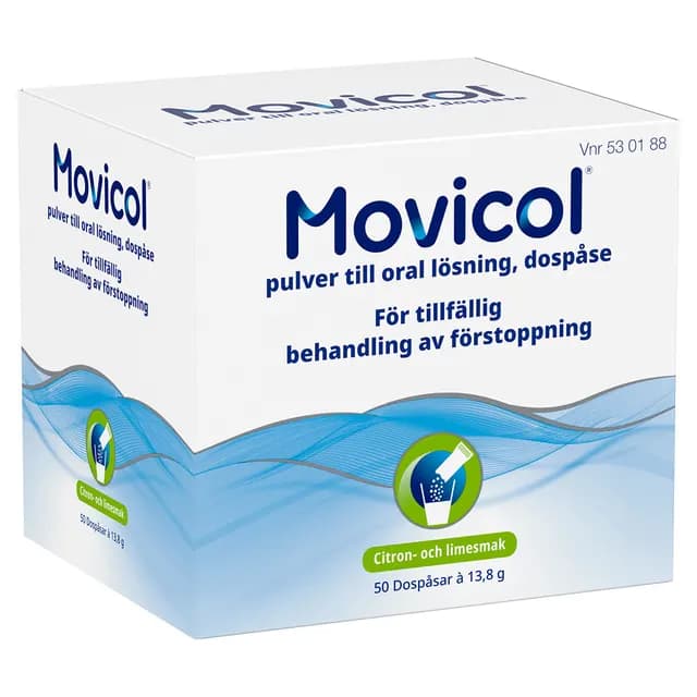 Movicol 50 styck Pulver till oral lösning i dospåse