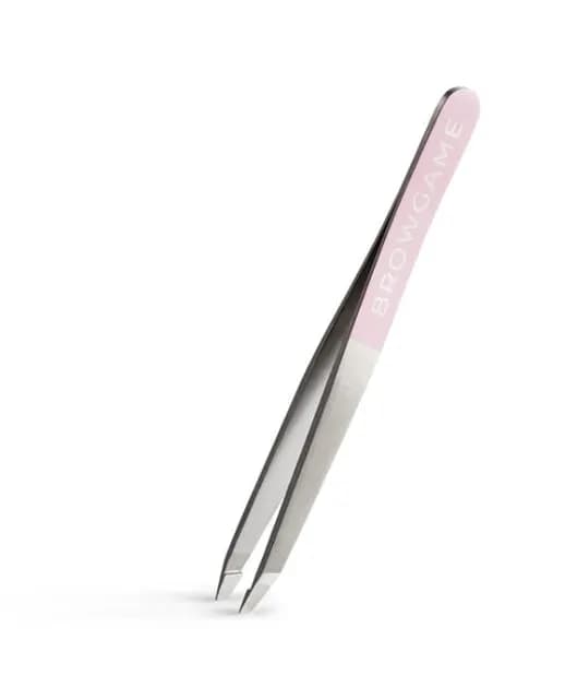 Browgame Cosmetics Original Tweezer Slanted - Pink