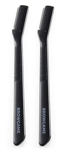 Browgame Cosmetics Eyebrow Shaping Knife - Duo Pack