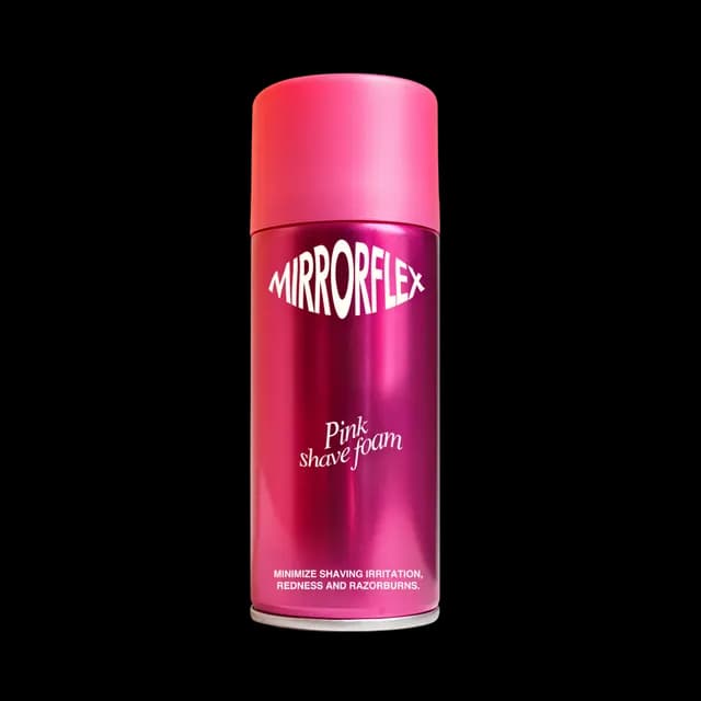 Mirrorflex Pink Shave Foam 200 ml