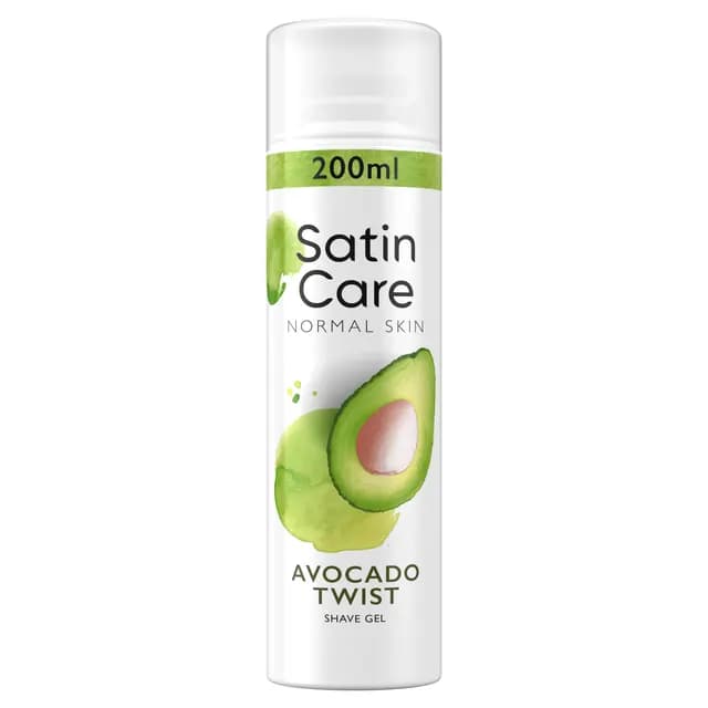 Gillette Venus Satin Care Sensitive Avocado Rakgel 200 ml