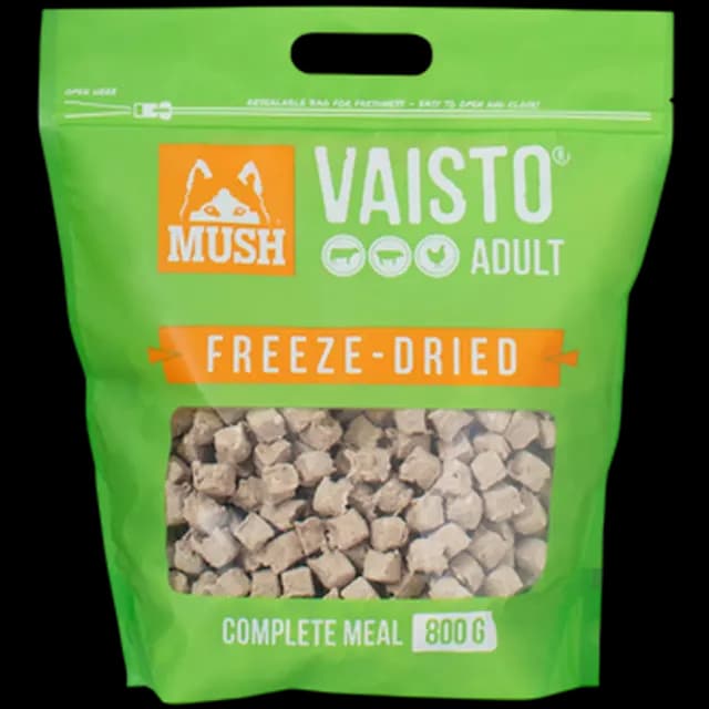 MUSH VAISTO Grön Frystorkat 800 g
