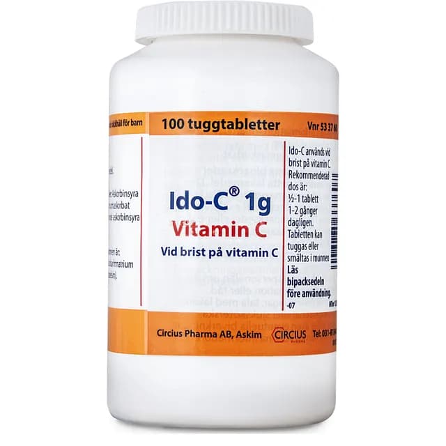 Ido-C, tuggtablett 1 g 100 st