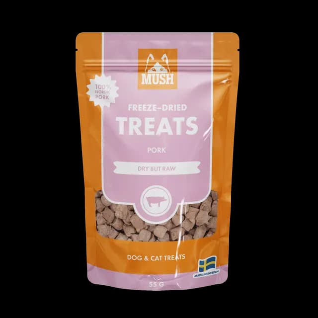 MUSH Treats Frystorkad Gris 55 g