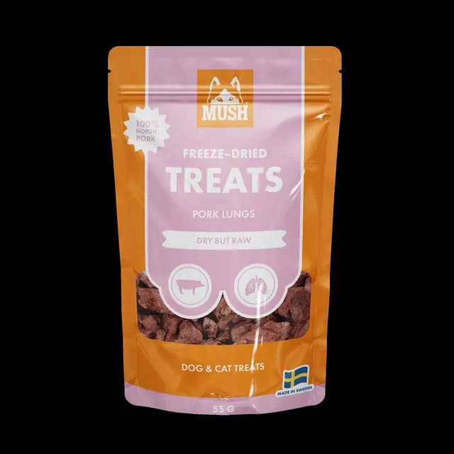 MUSH Treats Frystorkad Grislunga 45 g