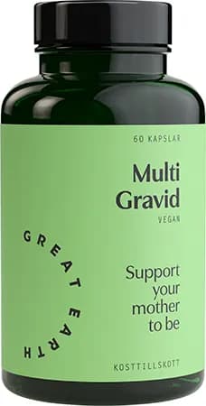 Great Earth Multi Gravid 60 kapslar