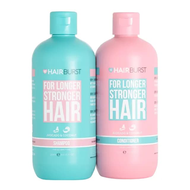 Hairburst Schampo & Balsam för längre och starkare Hår 700 ml