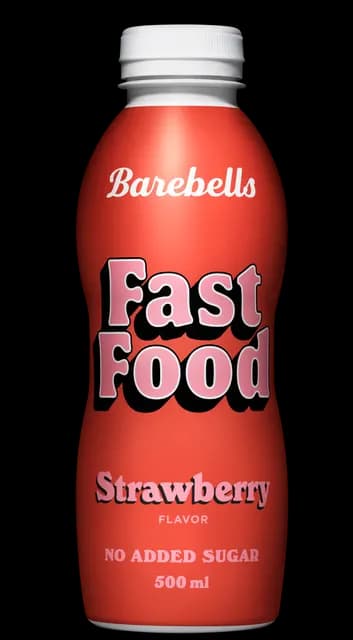 Barebells Fast Food Strawberry 500 ml