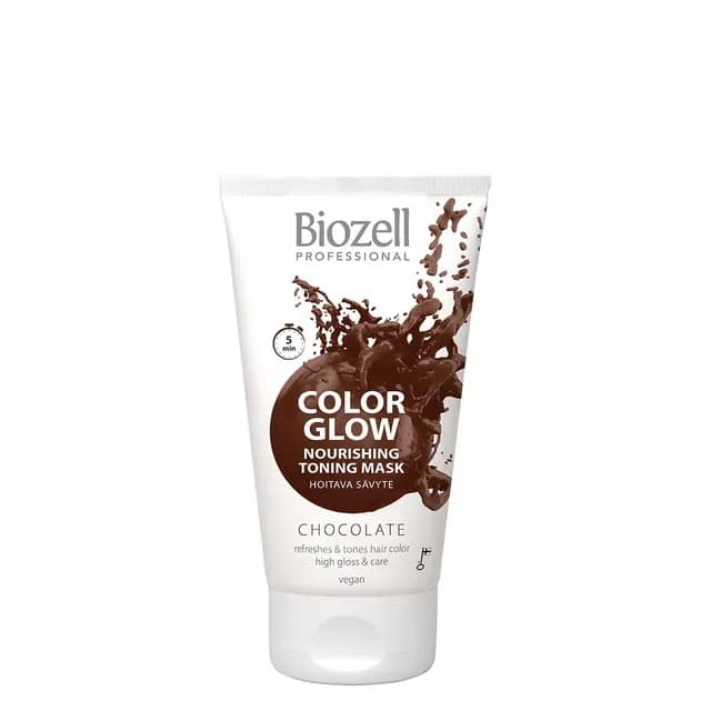 Biozell Color Glow Nourishing Toning Mask Chocolate 150 ml