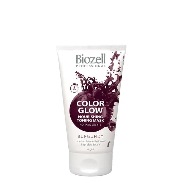 Biozell Color Glow Nourishing Toning Mask Burgundy 150 ml